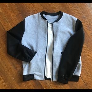 Two Tone Bomber Jacket